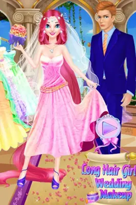 Long Hair Princess Wedding 2 android App screenshot 0